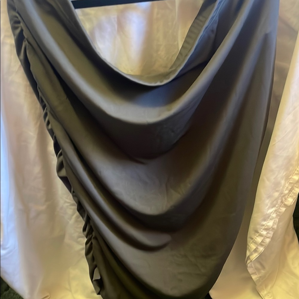 SHEIN Black Draped Skirt